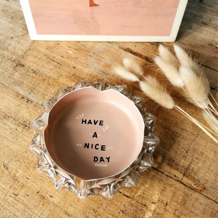 Vide poche rose poudré Have a Nice Day | PALOMA ~ Collection "Printemps"